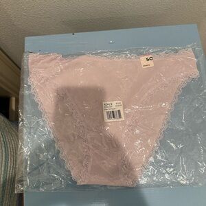SO Soft Pink Lace Cheeky Bikini